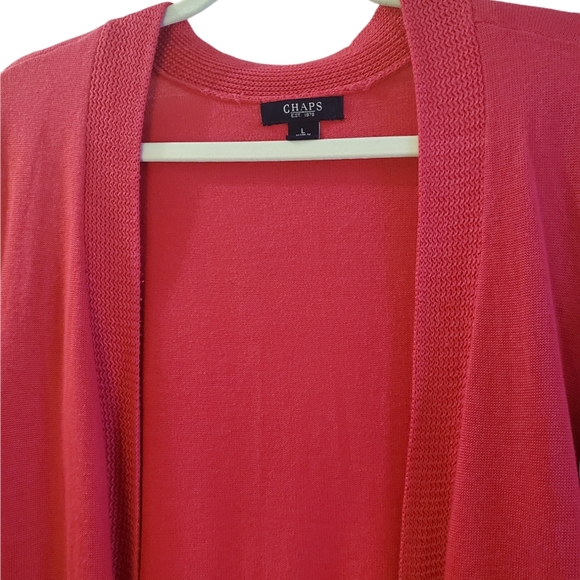 Chaps: Cardigan, hot pink - Picture 3 of 4